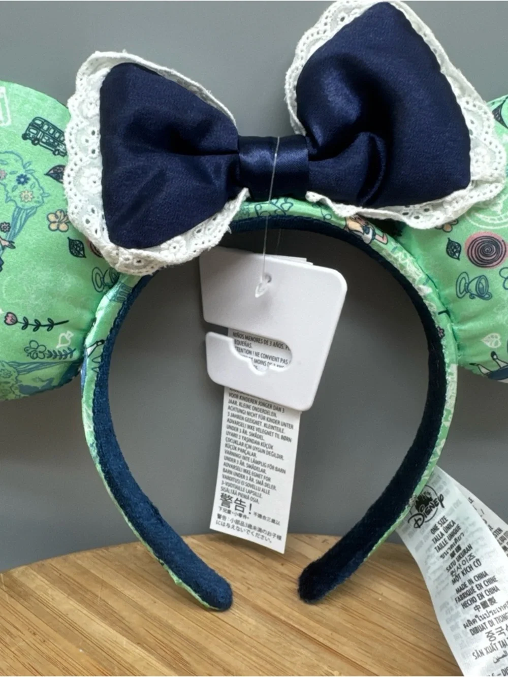 Disney Alice in Wonderland Minnie Ears Headband‎ NEW